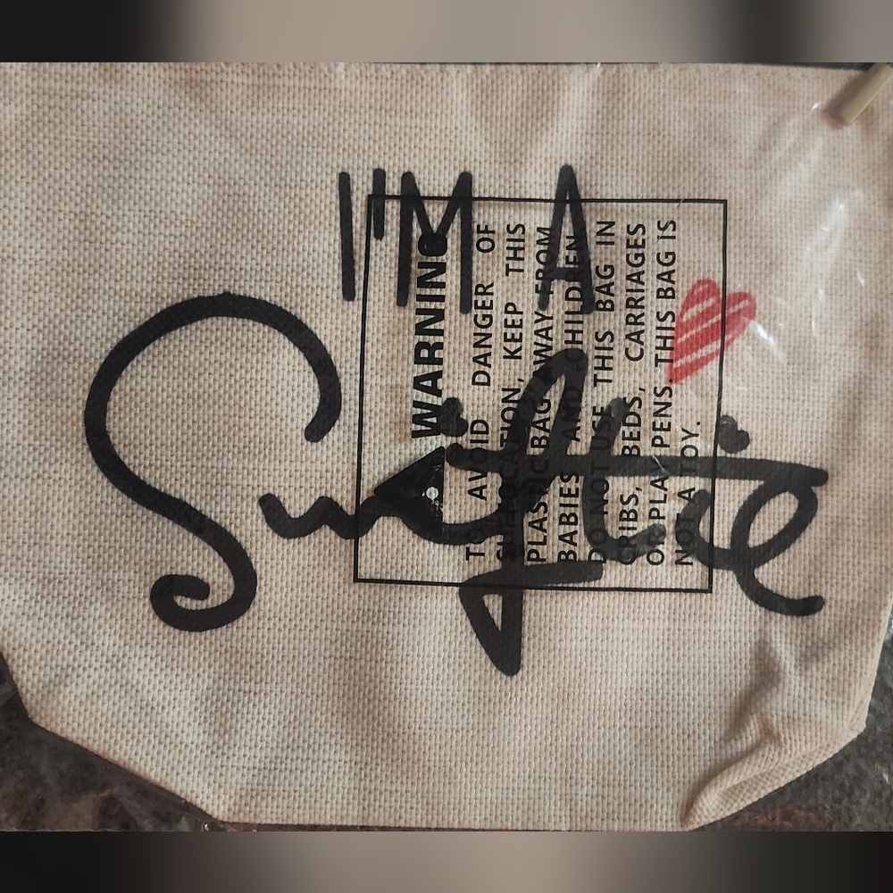 (1) The Eras & (1) I'm a Swiftie Zip Bag. Makeup Pencil Travel Bag - Picture 2 of 5